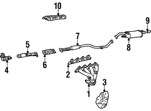 Mitsubishi MR323599 Manifold Gasket