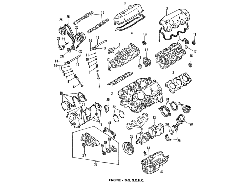 Mitsubishi MD111427 Timing Belt
