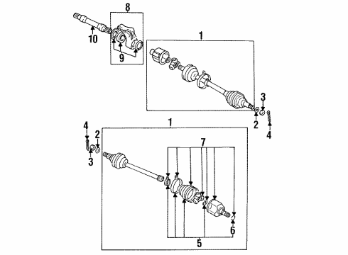 Mitsubishi MF472087 Axle Assembly Cotter Pin