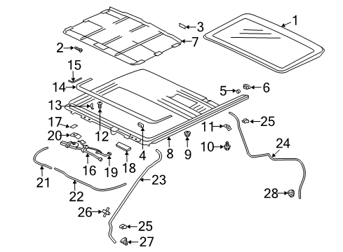 Mitsubishi 5863A005HA Knob
