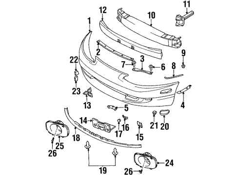 Mitsubishi MB914136 Mount Plate