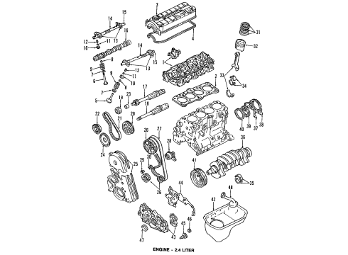 Mitsubishi MD190393 Head Gasket