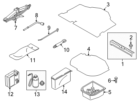 Mitsubishi 99504W040P Storage Bag