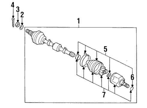 Mitsubishi MB620144 Inner Boot Clip