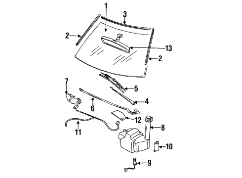Mitsubishi MB622986 Level Sensor