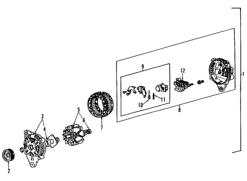 Mitsubishi 1800A028 Front Bearing