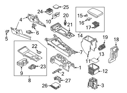 Mitsubishi 8617A002 Range Sensor