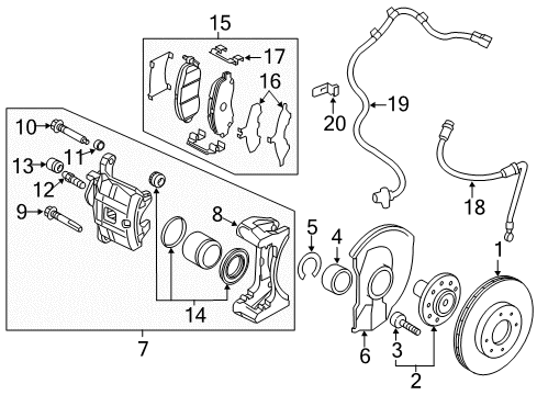 Mitsubishi 4605A221 Caliper Piston