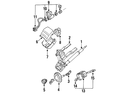 Mitsubishi MD146399 Light Switch