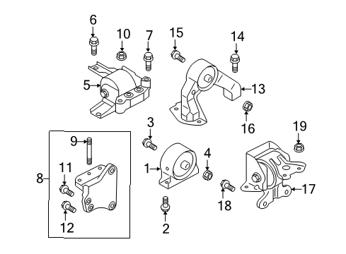 Mitsubishi 2700A435 Transaxle