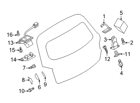 Mitsubishi 8781A064 Camera