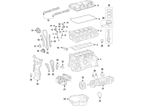 Mitsubishi 1015B347 Camshaft
