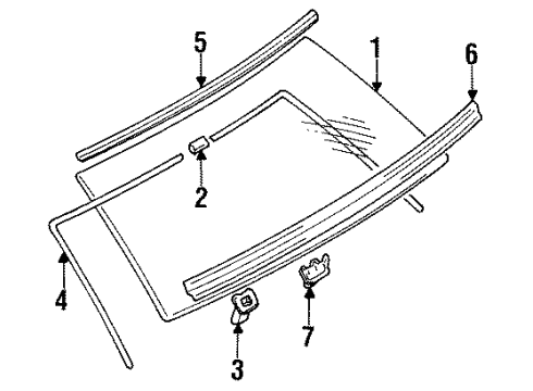 Mitsubishi MB696792 Molding