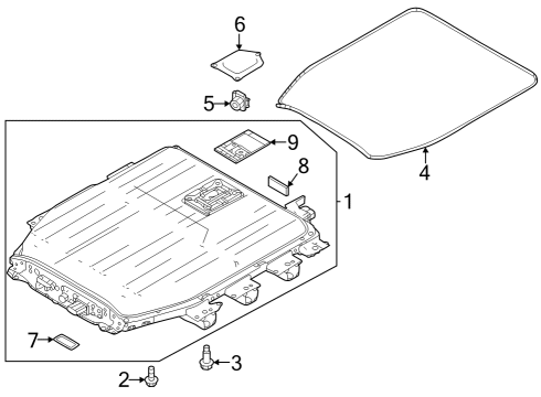 Mitsubishi 9499B905 Battery Temperature Sensor