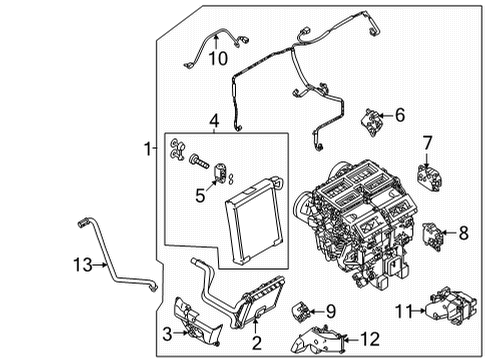 Mitsubishi 7805B011 Heater Hose