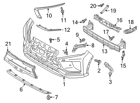 Mitsubishi 24200W000P Lower Cover Retainer