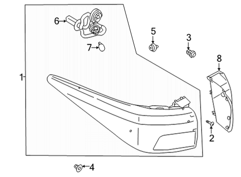 Mitsubishi 26551W010P Socket & Wire