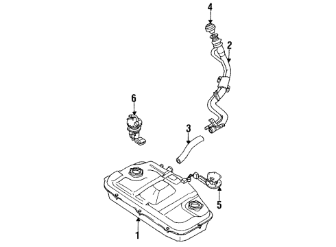 Mitsubishi MB831560 Fuel Pump