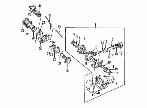 Mitsubishi MR196837 Universal Joints
