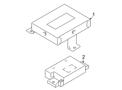 Mitsubishi 8638A589 Control Module