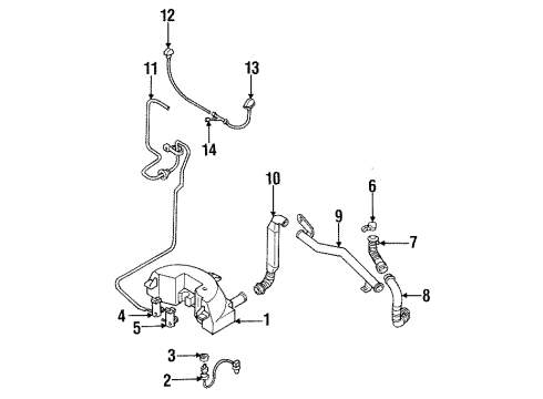 Mitsubishi MR191271 Filler Neck