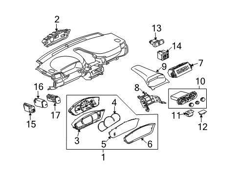 Mitsubishi 8651A059 G-Sensor