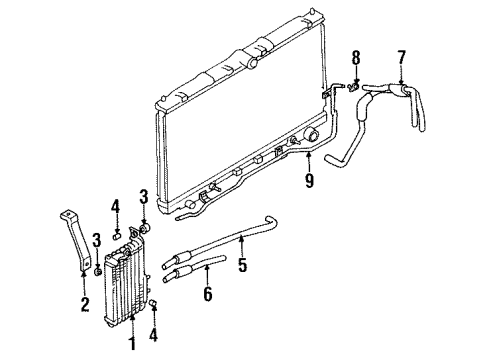 Mitsubishi MF661007 Cooler Line Clamp