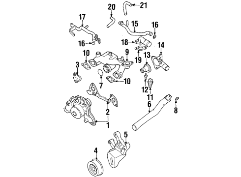 Mitsubishi MD030763 Return Pipe O-Ring