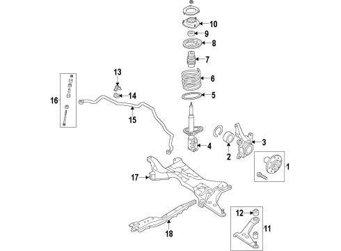 Mitsubishi 54303W300P Strut, Driver Side