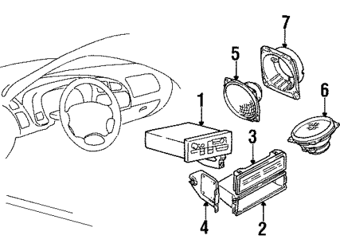 Mitsubishi MR330591 Accessory Box