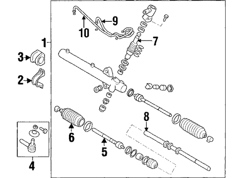 Mitsubishi MR197354 Gear Assembly Insulator