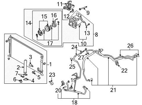 Mitsubishi 7813A214 Inner Bracket