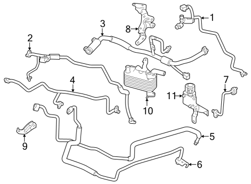Mitsubishi 7805A909 Condenser Bracket