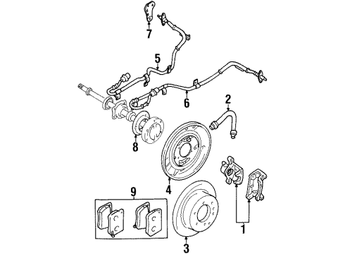 Mitsubishi MB858462 Caliper Piston