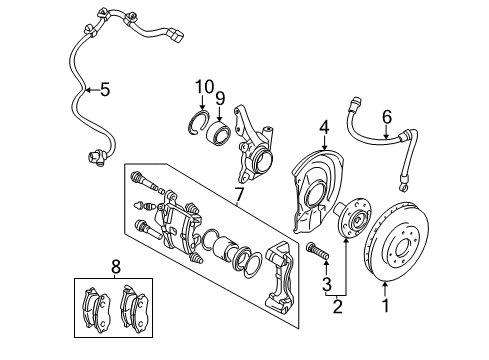 Mitsubishi MR407375 Overhaul Kit