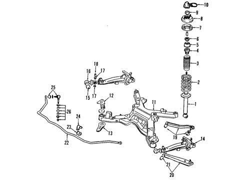 Mitsubishi MB631670 Strut Dust Shield