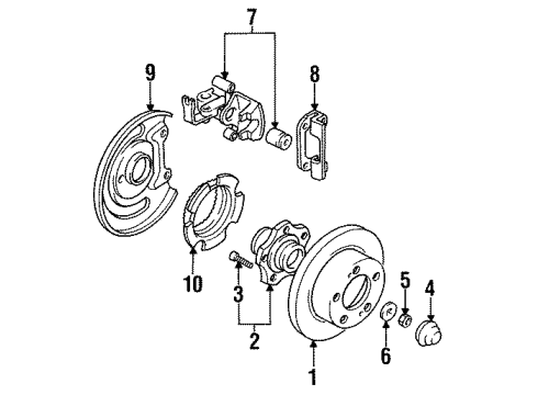 Mitsubishi MB587208 Splash Shield