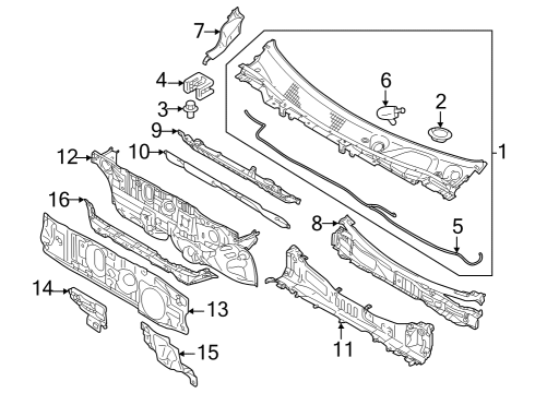 Mitsubishi AX000167 Extension Panel Bolt