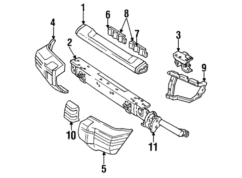 Mitsubishi MR157067 Upper Filler Gray