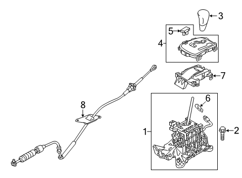 Mitsubishi 2342A019 Cable Assembly