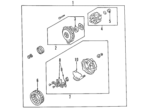 Mitsubishi MD632038 Front Housing