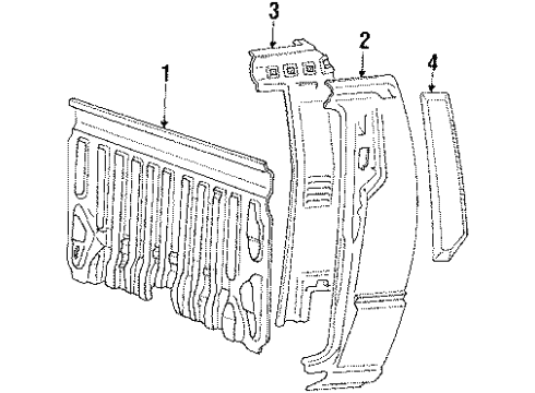 Mitsubishi MB417581 Vent, Driver Side