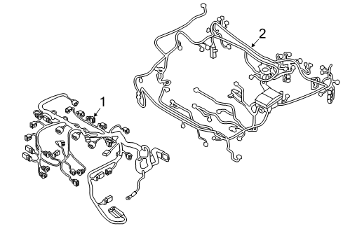 Mitsubishi 24012A307P Wire Harness