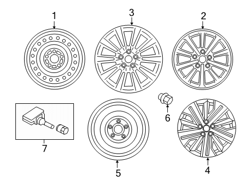 Mitsubishi 4250F836 Wheel, Alloy