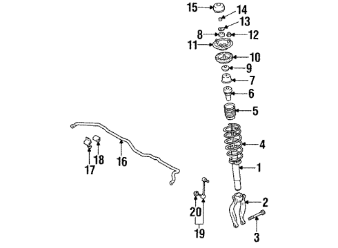 Mitsubishi MB871888 Fork Bolt