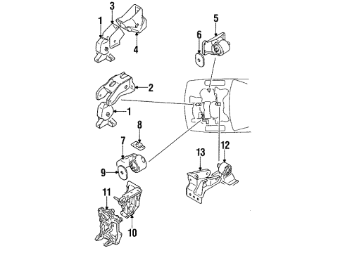 Mitsubishi MB581703 Front Mount
