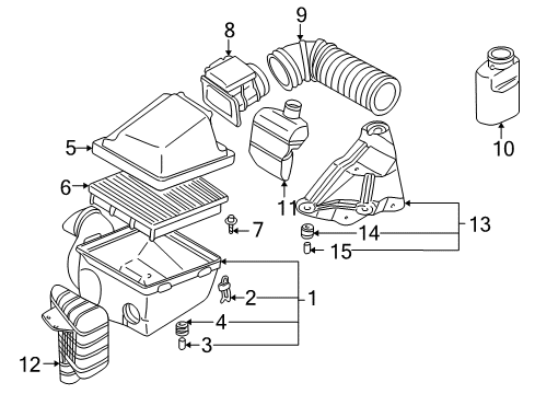 Mitsubishi MD614697 Throttle Position Sensor