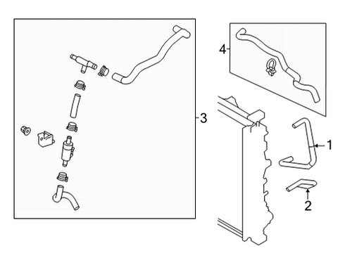 Mitsubishi MUA00005 Upper Hose Clamp