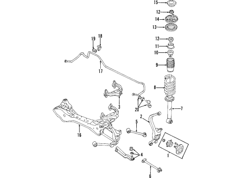 Mitsubishi MR102959 Strut Mount