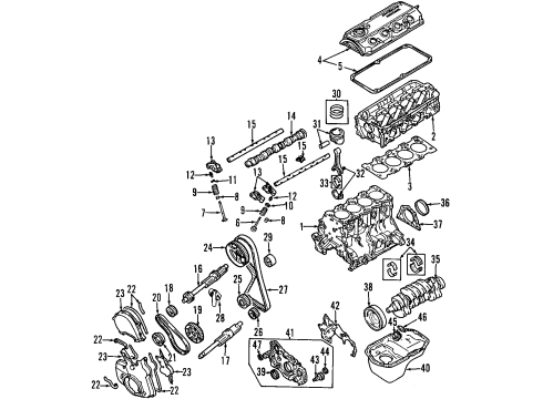 Mitsubishi MD183240 Pick-Up Gasket